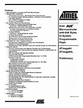 DataSheet ATmega64 pdf