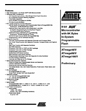 DataSheet ATMEGA88V pdf