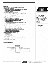 DataSheet ATtiny15L pdf