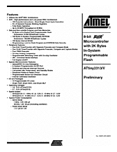 DataSheet ATTINY2313V pdf