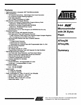 DataSheet ATTINY26L pdf