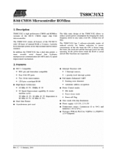 DataSheet TS80C31X2 pdf