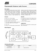 DataSheet U4091BM pdf