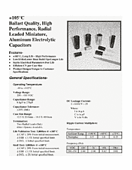 DataSheet 105RB pdf