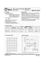 DataSheet BS616LV1613 pdf