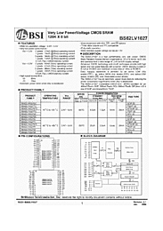 DataSheet BS62LV1027 pdf