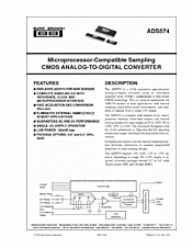 DataSheet ADS574 pdf