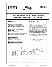 DataSheet ADS7841 pdf