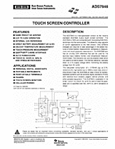 DataSheet ADS7846 pdf