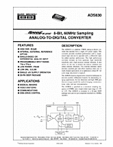 DataSheet ADS830 pdf