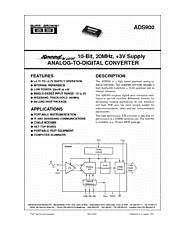 DataSheet ADS900 pdf