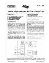 DataSheet AFE1205 pdf