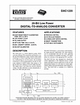 DataSheet DAC1220 pdf