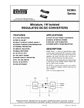 DataSheet DCR01 pdf