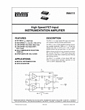 DataSheet INA111 pdf