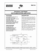 DataSheet INA118 pdf