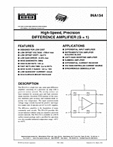 DataSheet INA154 pdf