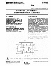 DataSheet INA163 pdf