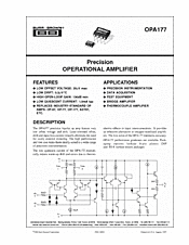 DataSheet OPA177 pdf