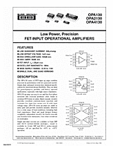 DataSheet OPA2130 pdf