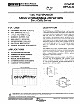 DataSheet OPA333 pdf