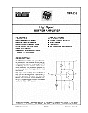 DataSheet OPA633 pdf