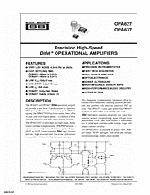 DataSheet OPA637 pdf