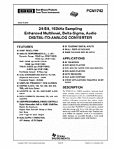 DataSheet PCM1742 pdf