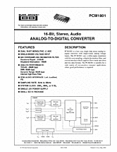 DataSheet PCM1801 pdf