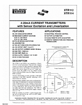 DataSheet XTR114 pdf