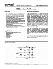 DataSheet PACUSB-D2 pdf