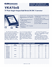 DataSheet VKA75xS pdf