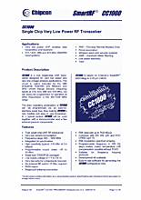 DataSheet CC1000 pdf