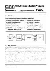 DataSheet FX604 pdf