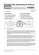 DataSheet FX909A pdf
