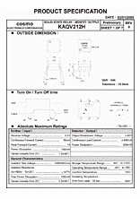 DataSheet KAQV212H pdf