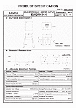 DataSheet KAQW414H pdf