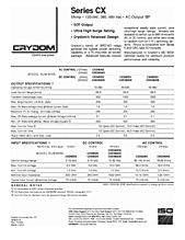 DataSheet Series CX pdf