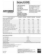 DataSheet Series H12WD pdf
