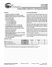 DataSheet CY7C1360B pdf