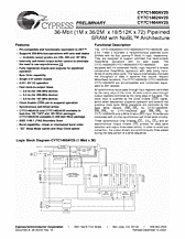 DataSheet CY7C1460AV25 pdf