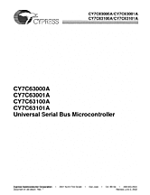 DataSheet CY7C63001A pdf