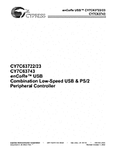 DataSheet CY7C63743 pdf
