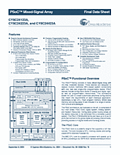 DataSheet CY8C24423A pdf