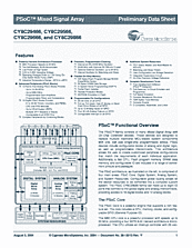 DataSheet CY8C29866 pdf