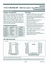 DataSheet DS1553 pdf