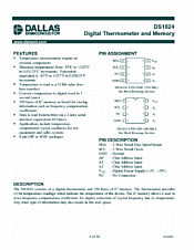 DataSheet DS1624 pdf