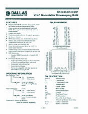 DataSheet DS1743 pdf