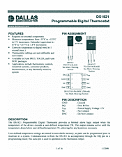 DataSheet DS1821 pdf