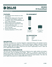 DataSheet DS1833 pdf